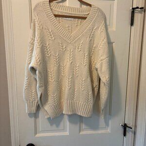 Lucky brand sweater off-white M